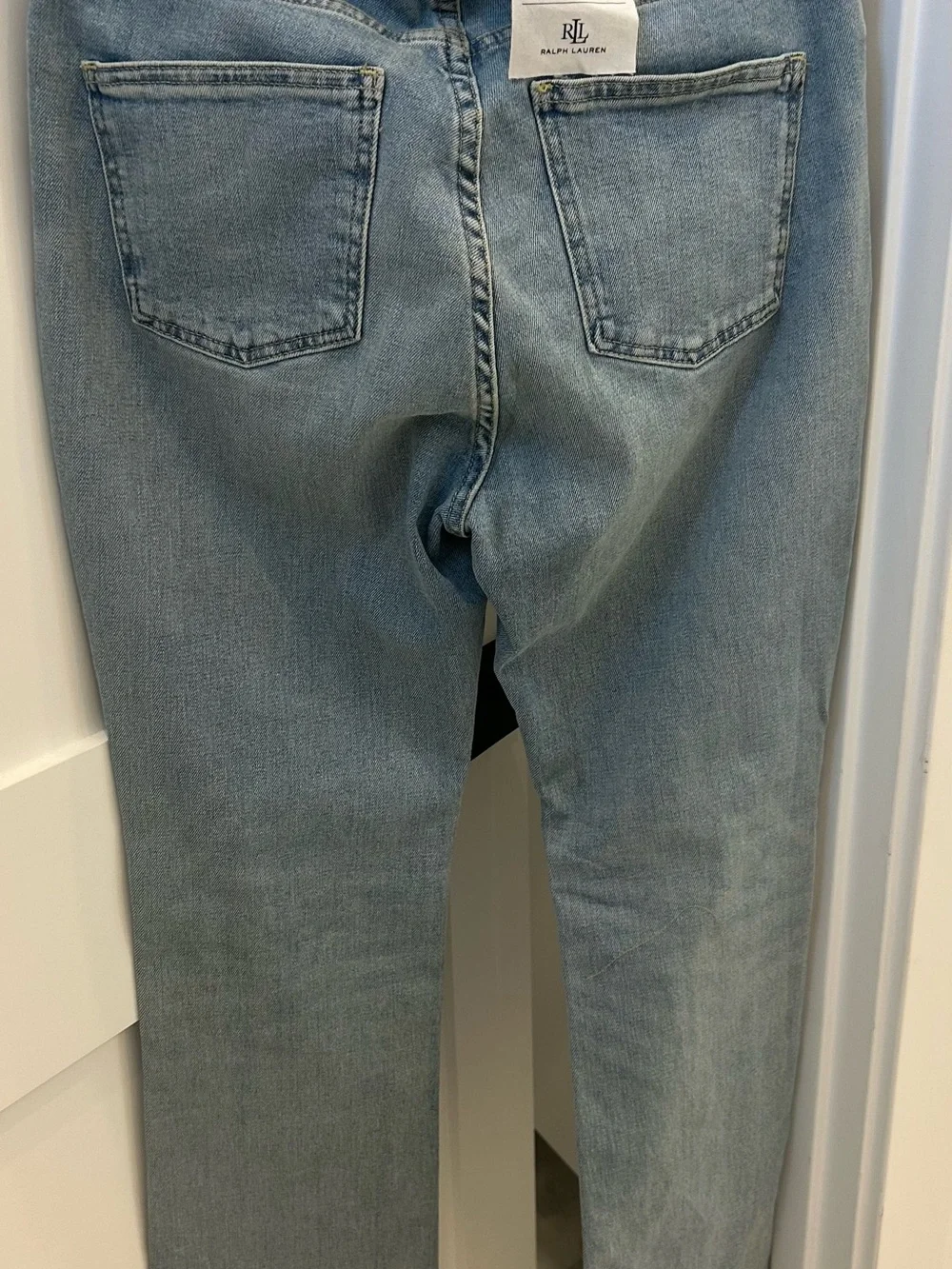 NEW Ralph Lauren Lauren Light  Jean Jacket with Belt and jeans. - Picture 9 of 16
